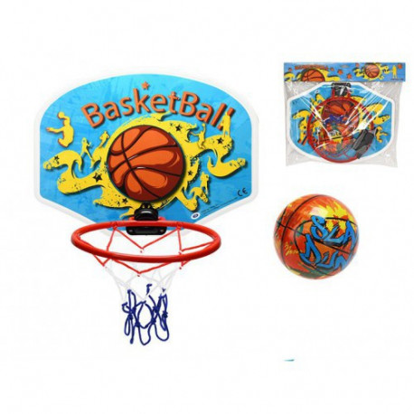 Baskedbalový koš 34x25,3 cm s míčem v sáčku