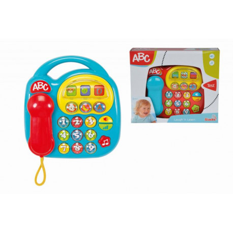 Baby telefon na baterie - světlo, zvuk