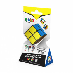 Rubikova kostka hlavolam 2x2 plast 4,5x4,5cm