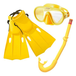 INTEX - Potápěčská sada - brýle + ploutve + šnorchl