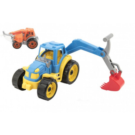 Traktor se lžící - plastový