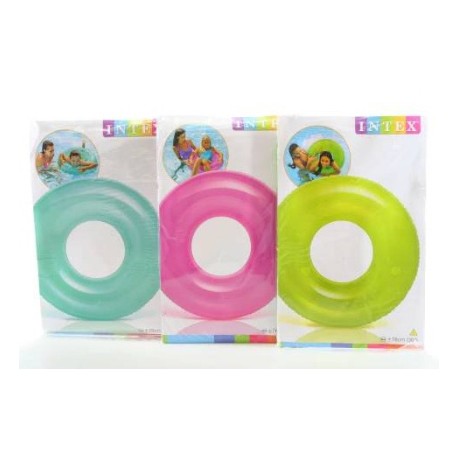 INTEX - Nafukovací kruh, 76 cm, Transparentní/Průhledný