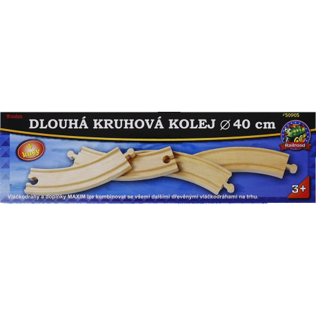 Maxim - dlouhá kruhová kolej, 40 cm Maxim - dlouhá kruhová kolej, 40 cm