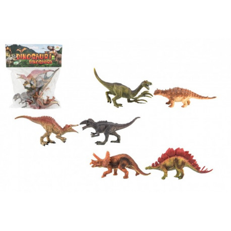 Dinosauři - 15-16 cm, 6 kusů v sáčku