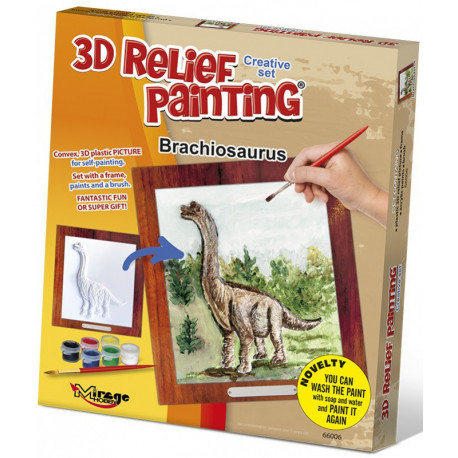 3D Reliéf obrázek - Brachiosaurus