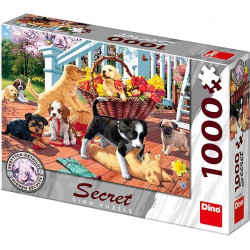 Puzzle Secret Štěňata - 1000 dílků