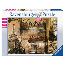 Puzzle Paříž koláž - 1000 dílků