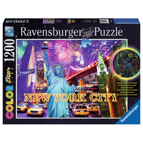 Puzzle New York - svítí ve tmě, 1200 dílků