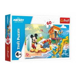 Puzzle - Mickey Mouse a Donald, 60 dílků
