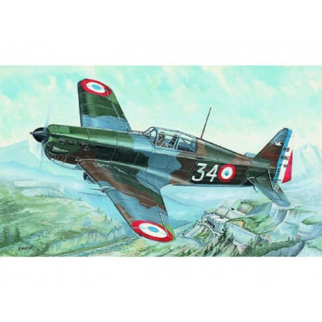 Slepovací model letadla - Morane Saulnier MS 406