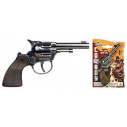 Revolver kovbojský - kovový