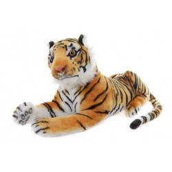 Tygr hnědý - plyšový, 55 cm
