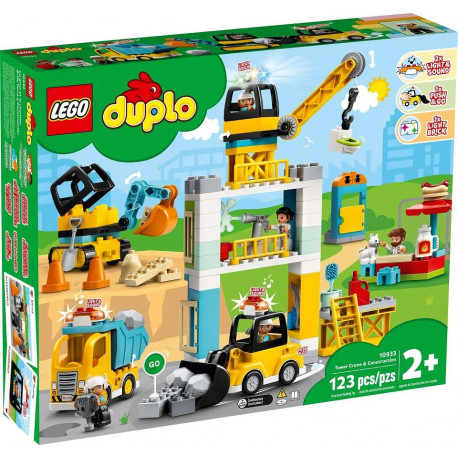 Lego Duplo - Stavba s věžovým jeřábem