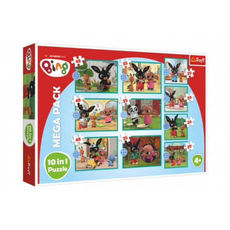 Puzzle - Králíček Bing 10 v 1