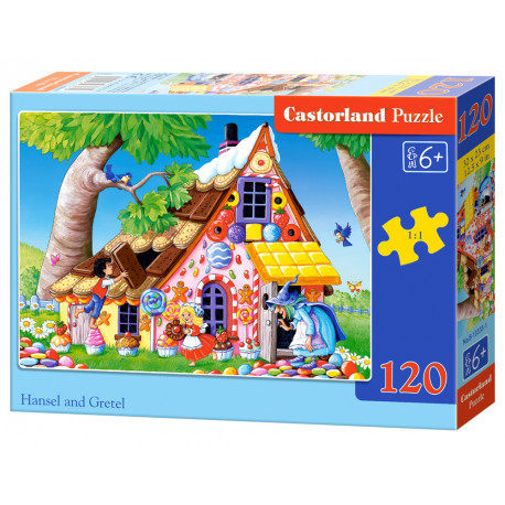 Puzzle - Perníková chaloupka, 120 dílků