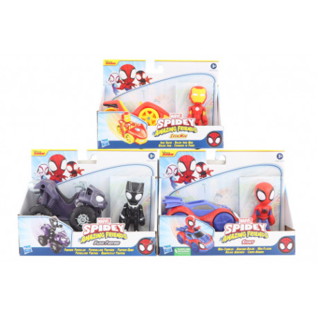 MARVEL SPIDEY - figurka a vozidlo, mix druhů