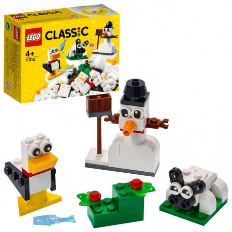 Lego Classic - Bílé kreativní kostičky