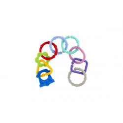 Spojovací kroužky/Řetěz - barevné
