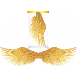 Andělská křídla péřová - zlatá