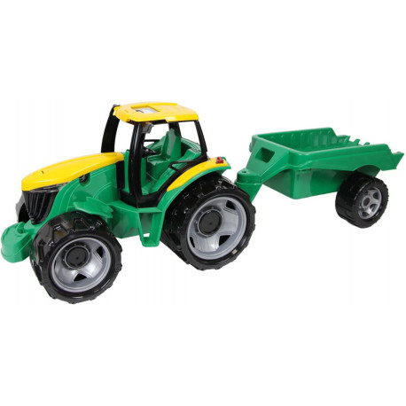 Traktor s vozíkem/vlekem - zelený Traktor s vozíkem/vlekem - zelený