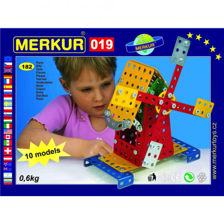 Merkur 019 Mlýn - kovová stavebnice Merkur 019 Mlýn - kovová stavebnice