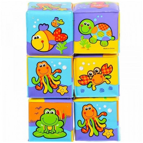 Playgro - Měkké pěnové kostky Playgro - Měkké pěnové kostky