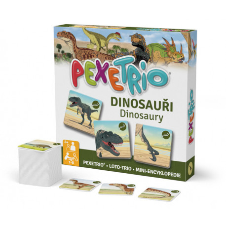 PEXETRIO - DINOSAUŘI - karetní hra
