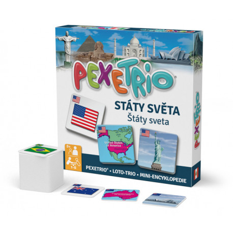 PEXETRIO - STÁTY SVĚTA - karetní hra