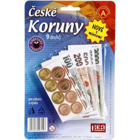 České koruny - dětské
