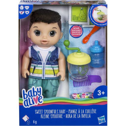 Baby Alive - Tmavovlasý chlapec s mixérem