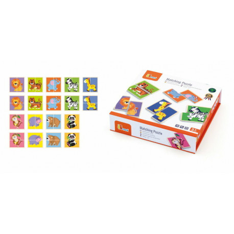 Dřevěné puzzle - zvířátka Dřevěné puzzle - zvířátka