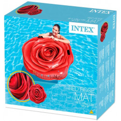 INTEX - Nafukovací lehátko Rudá růže