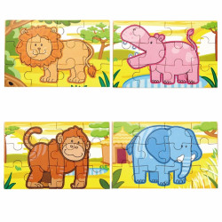 Dřevěné puzzle - Džungle