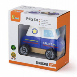 Dřevěné skládací autíčko - Policie