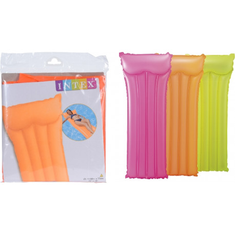INTEX Nafukovací lehátko Neon Frost - mix barev INTEX Nafukovací lehátko Neon Frost - mix barev