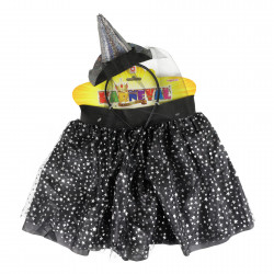 Čarodějnická Tutu sukně s kloboučkem na čelence