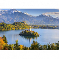 Diamantový obrázek - Bledské jezero