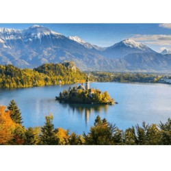 Diamantový obrázek - Bledské jezero