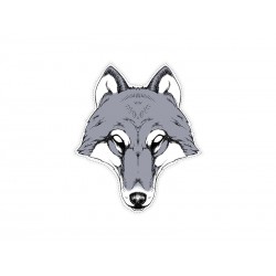 Maska papírová - Vlk