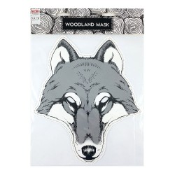 Maska papírová - Vlk