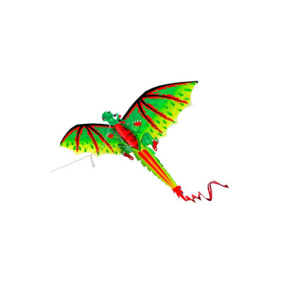 Létající drak - Dráček zelený, nylonový