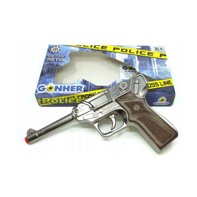 Gonher - Kapsliková pistole policejní, kovová