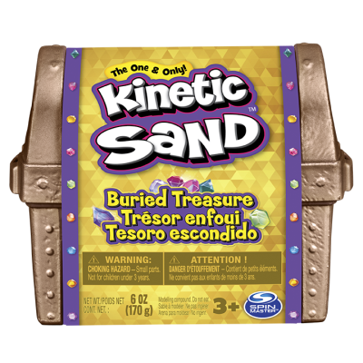 Kinetický písek - truhla s pokladem