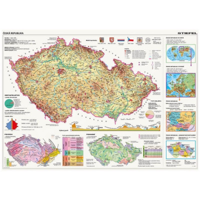 Puzzle Mapa České republiky - 2000 dílků