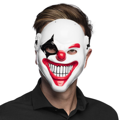 Maska hororový klaun - plastová