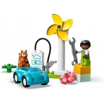 LEGO Duplo - Větrná turbína a elektromobil