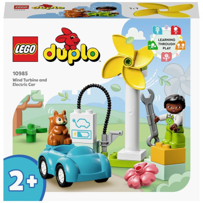 LEGO Duplo - Větrná turbína a elektromobil