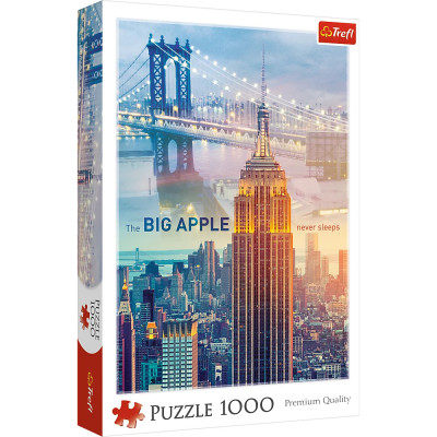 Puzzle - New York za úsvitu, 1000 dílků