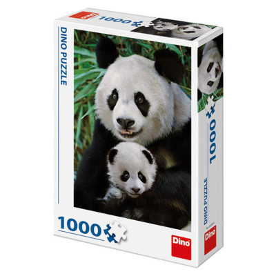 Puzzle - Pandí rodinka, 1000 dílků