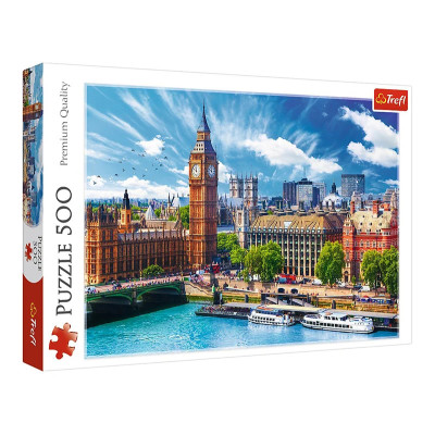 Puzzle - Slunečný den v Londýně, 500 dílků
